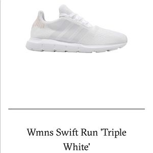 Adidas Swift Run - Triple White